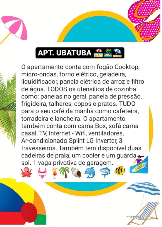 Apartamento Ubatuba - Praia Grande - 250M Da Praia Екстер'єр фото